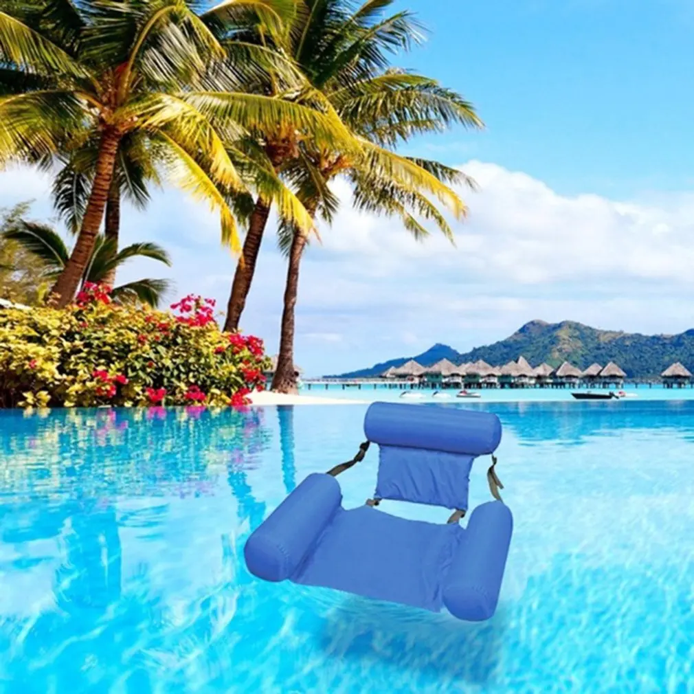 

PVC Summer Inflatable Foldable Floating Row Swimming Pool Water Hammock Air Mattresses Bed Beach Water Sports Lounger Chair
