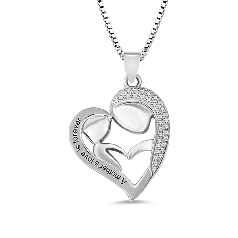 

Uonney Wholesale Unique Jewelry Factory Customized Mom Daughter Birthstone Necklace For Birthday Anniversary Gift