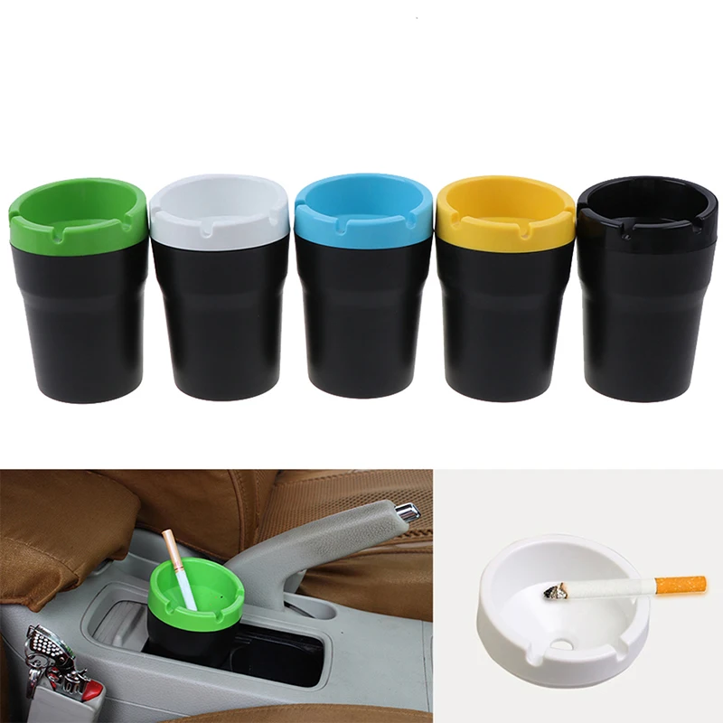 

ABS Car Ashtray Office Bedroom Desk Ashtrays Storage tray Box Ash Organizer