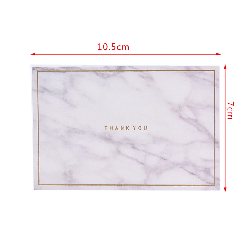 10 шт. мини штамповочная карта Мраморная простая креативная открытка свадебные