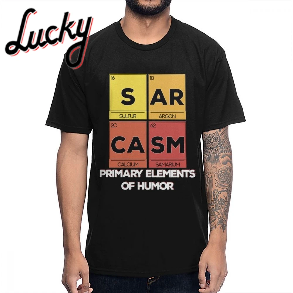 Круглый воротник Science Chemist Joke S Ar Ca Sm ежедневный стол юмора короткий рукав на заказ