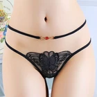 Стринги женские кружевные, 6 шт.лот, XXS-M г., с вышивкой