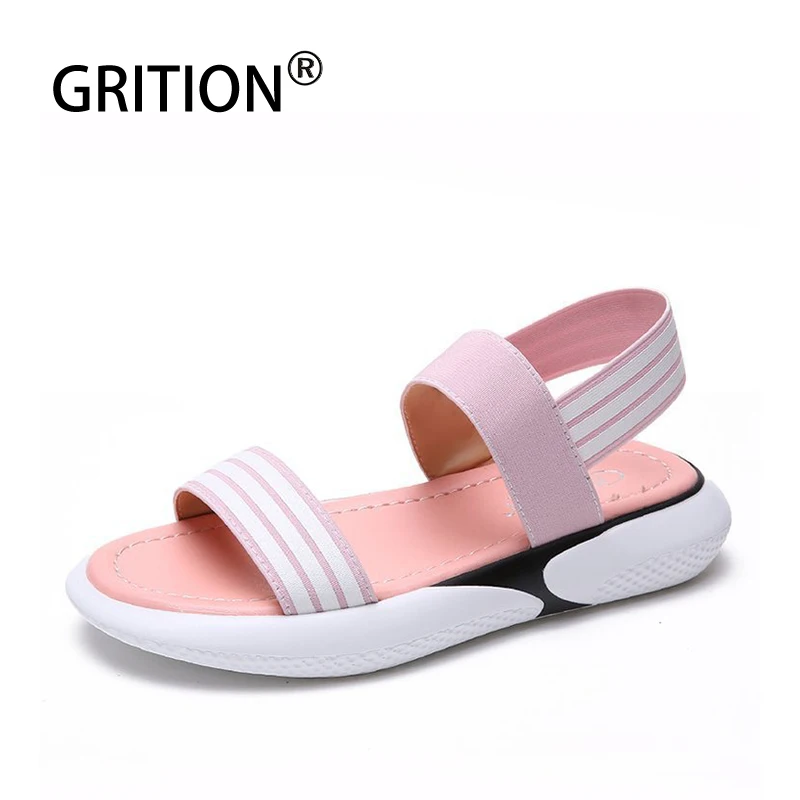 Сандалии GRITION женские на платформе и толстом каблуке спортивные шлепанцы с