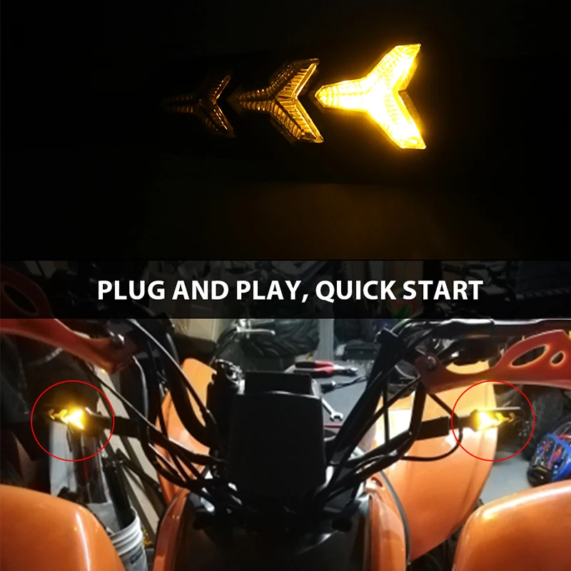 4 шт. индикаторы для мотоцикла задний фонарь езды на мотоцикле honda xr 250 gsr 600 z1000sx Yamaha