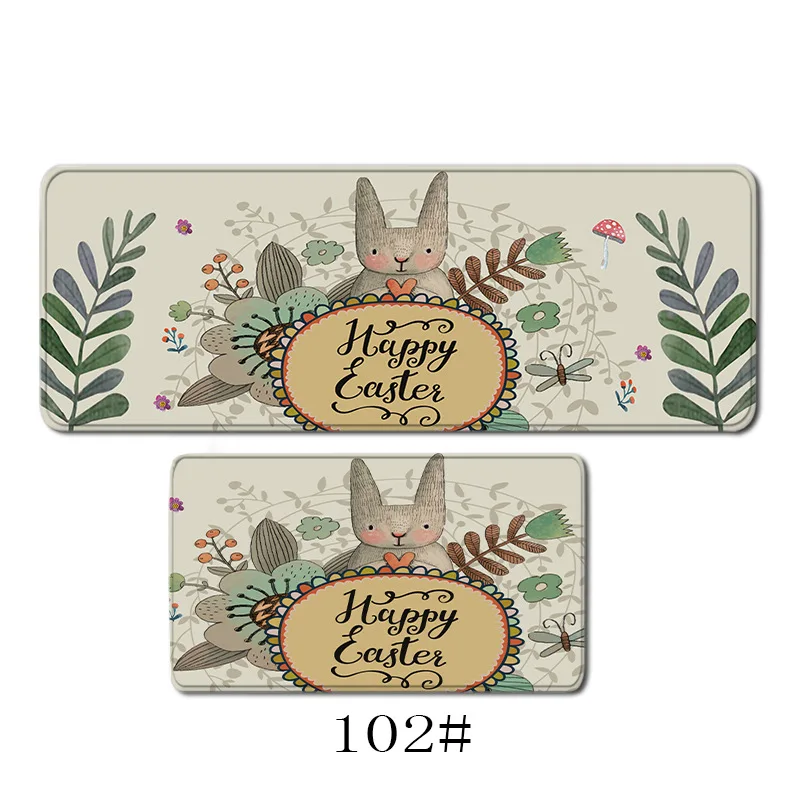 Value 15 Color Kitchen Floor Mat 2Pc/Set Flannel Printing Cartoon Rug Carpet Suction Absorbent Non-Slip Pad Living Room Door | Дом и сад