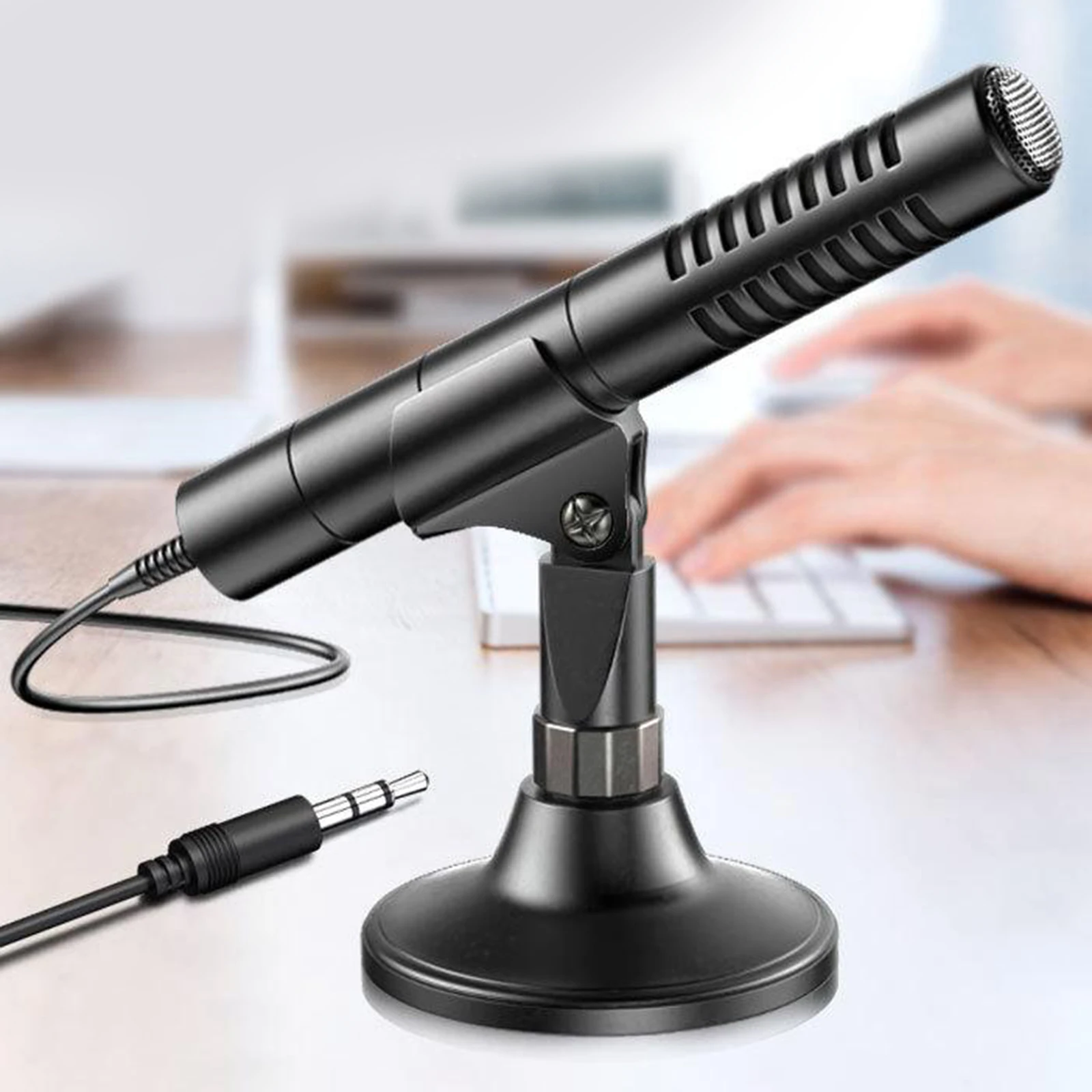 

USB Condenser Microphone Professional Cardioid Computer Mic for Recording