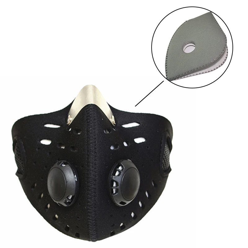 Маска на половину лица велосипедная 2 шт. | Спорт и развлечения