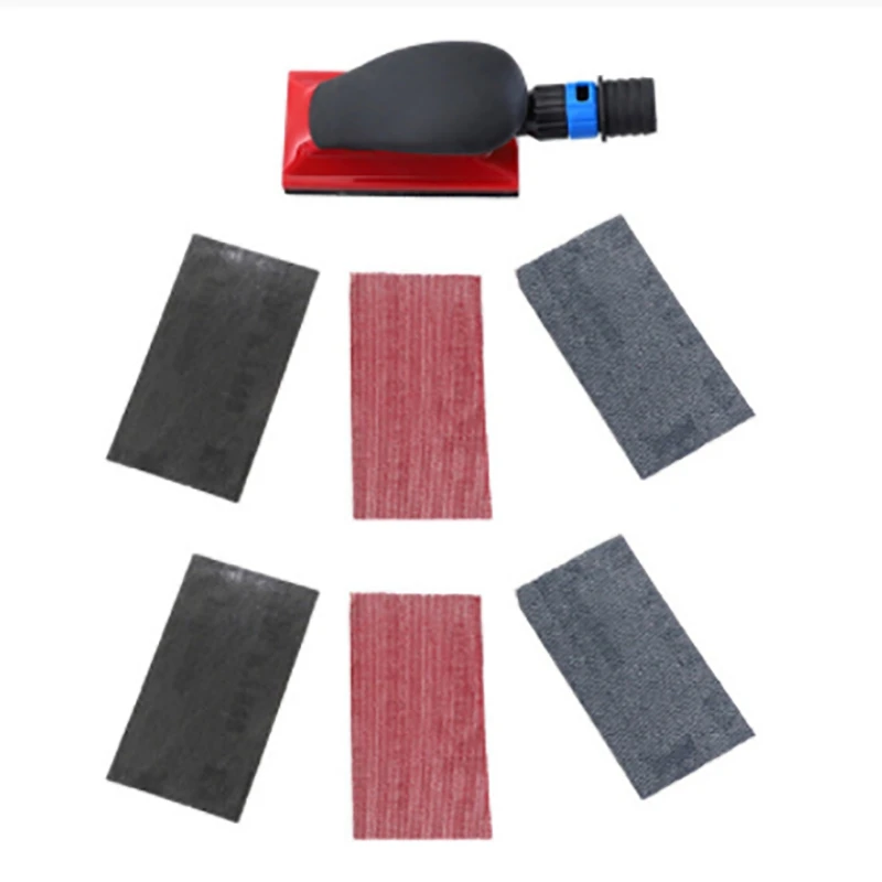 

JFBL Hot 5Inch Sandpaper Block Plastic Dust Removal Sandpaper Holder 80-240 Grit Hook and Loop Sanding Pad for Polishing