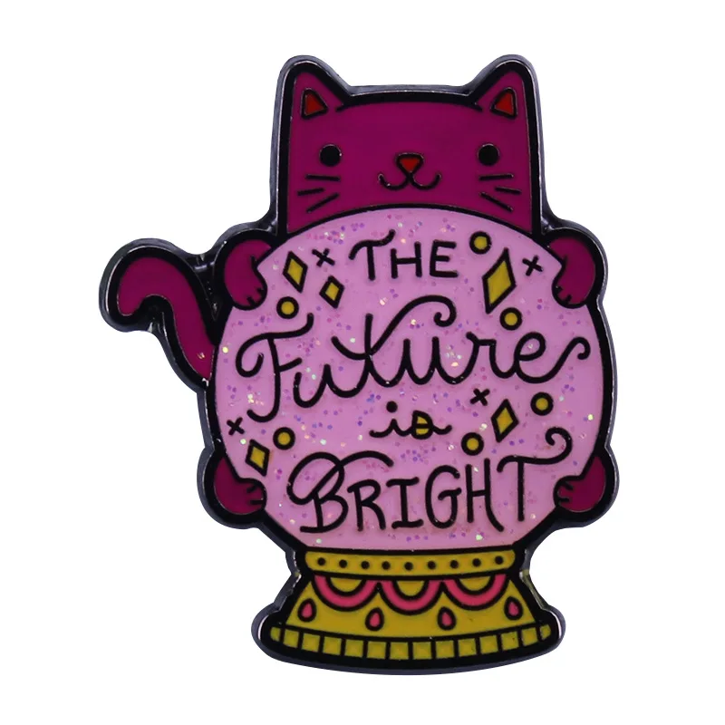 

Funny Magic Ouija Hard Enamel Pins Collect Creativity Crystal Ball Tarot Metal Cartoon Brooch Backpack Collar Lapel Badges