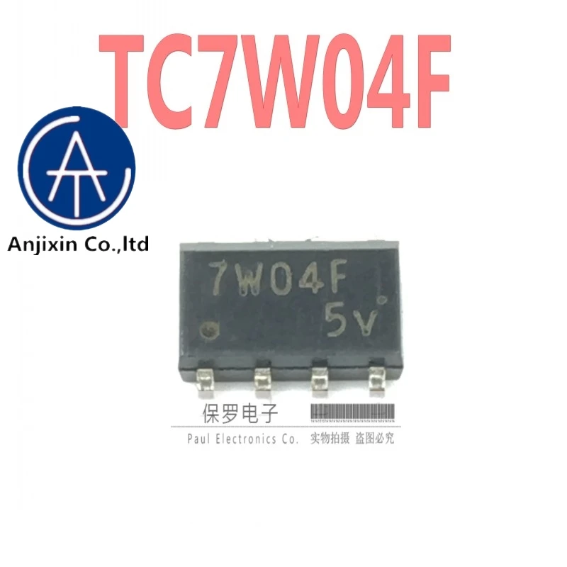 10 шт., 100% оригинальный и новый логический чип TC7W04F 7W04F SOP-8, патч, реальный запас