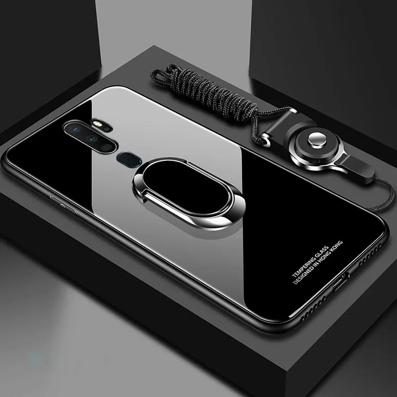 Чехол для OPPO A5 2020 магнитный кольцевой держатель чехол телефона A9 задняя крышка из