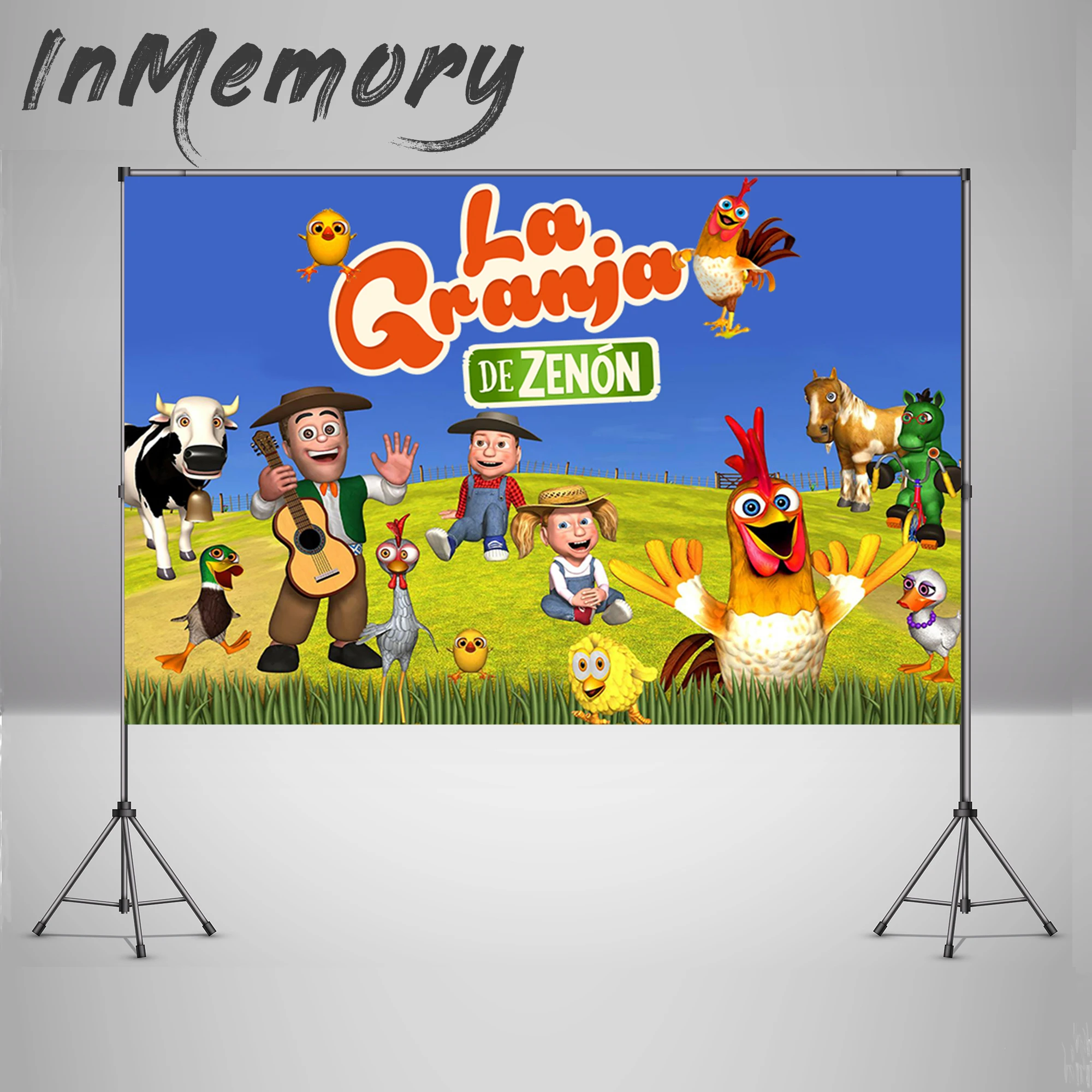 Фон для фотосъемки мальчиков с изображением грандзя де Зенон на день