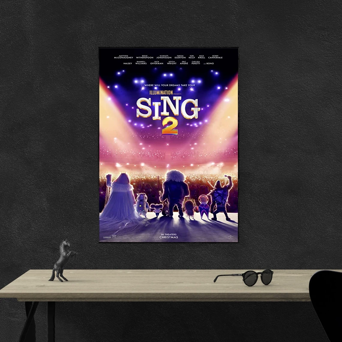 

Постер из фильма Sing 2 (2021), домашний декор, Настенная картина, без рамки
