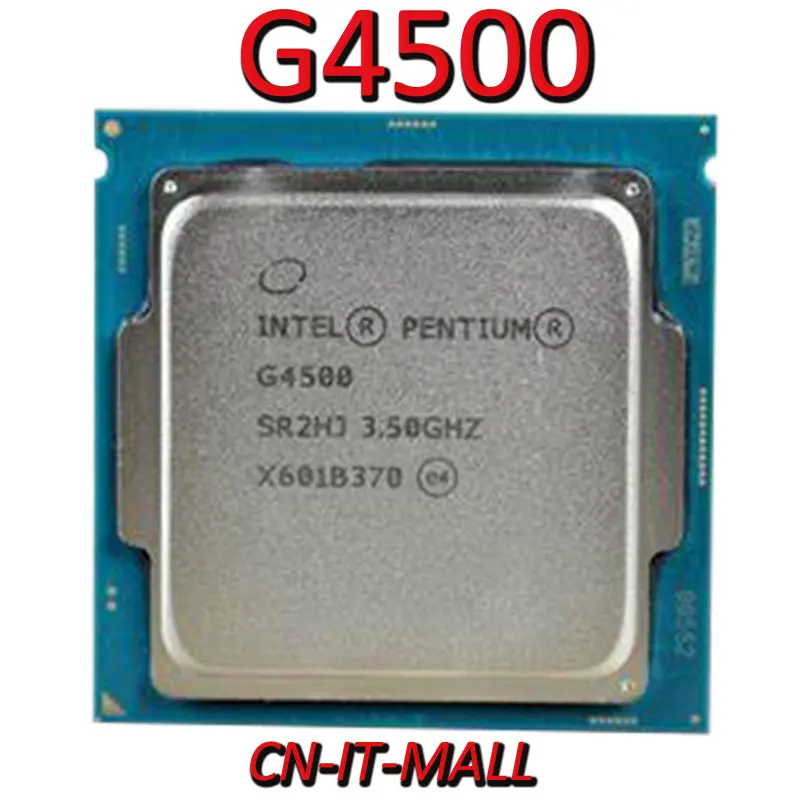 

Intel Pentium G4500 CPU 3.5G 3M 2 Core 2 Thread LGA1151 Processor