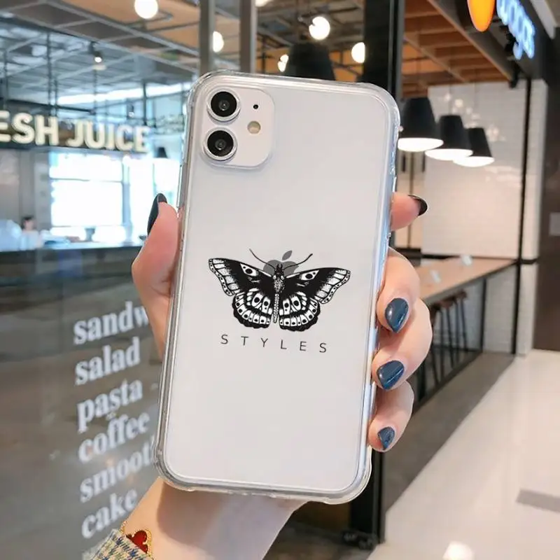 

Aesthetics harry styles Phone Case Transparent for iPhone 11 12 mini pro XS MAX 8 7 6 6S Plus X 5S SE 2020 XR