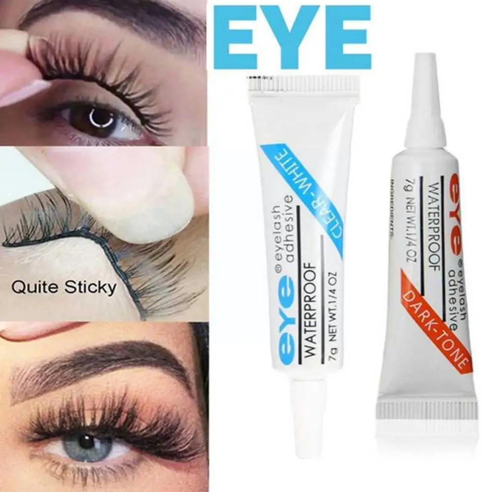 

7g Professional Eyelash Glue White/Black Waterproof Glue Adhesive Tools Quick Cosmetic Lash Dry Eyelashes False Makeup Eye C5D1