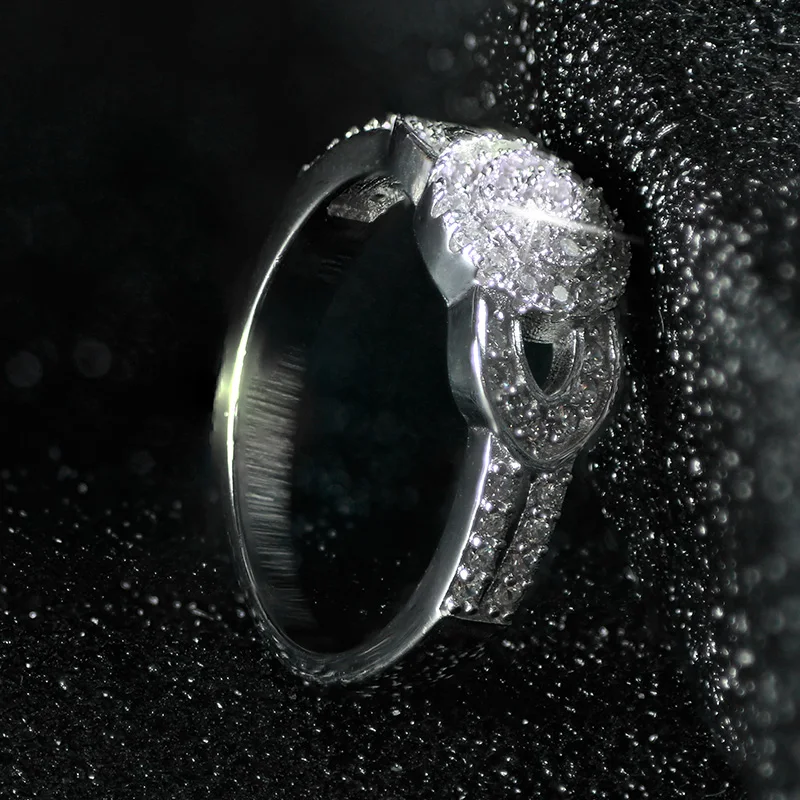 

original Design 925 sterling silver fashion luxury wedding ring engagement finger ring wholesale jewelry R4611S