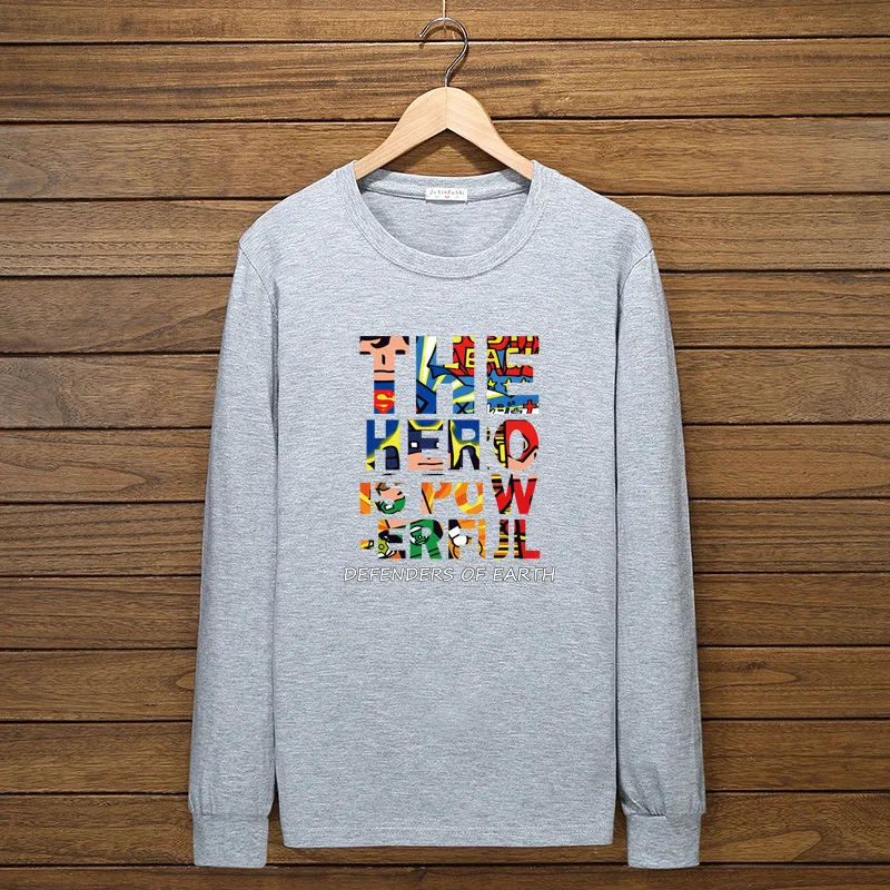 Футболка мужская из хлопка с длинными рукавами вес 162 кг размера плюс 5 цветов