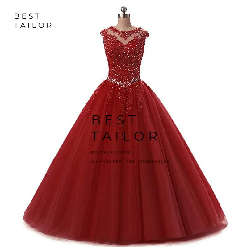 

Quinceanera Dresses 2021 Pink Ball Gown Classic Beads Sheer vestido de 15 anos de debutante Sweet 16 Dresses ballkleid Birthday