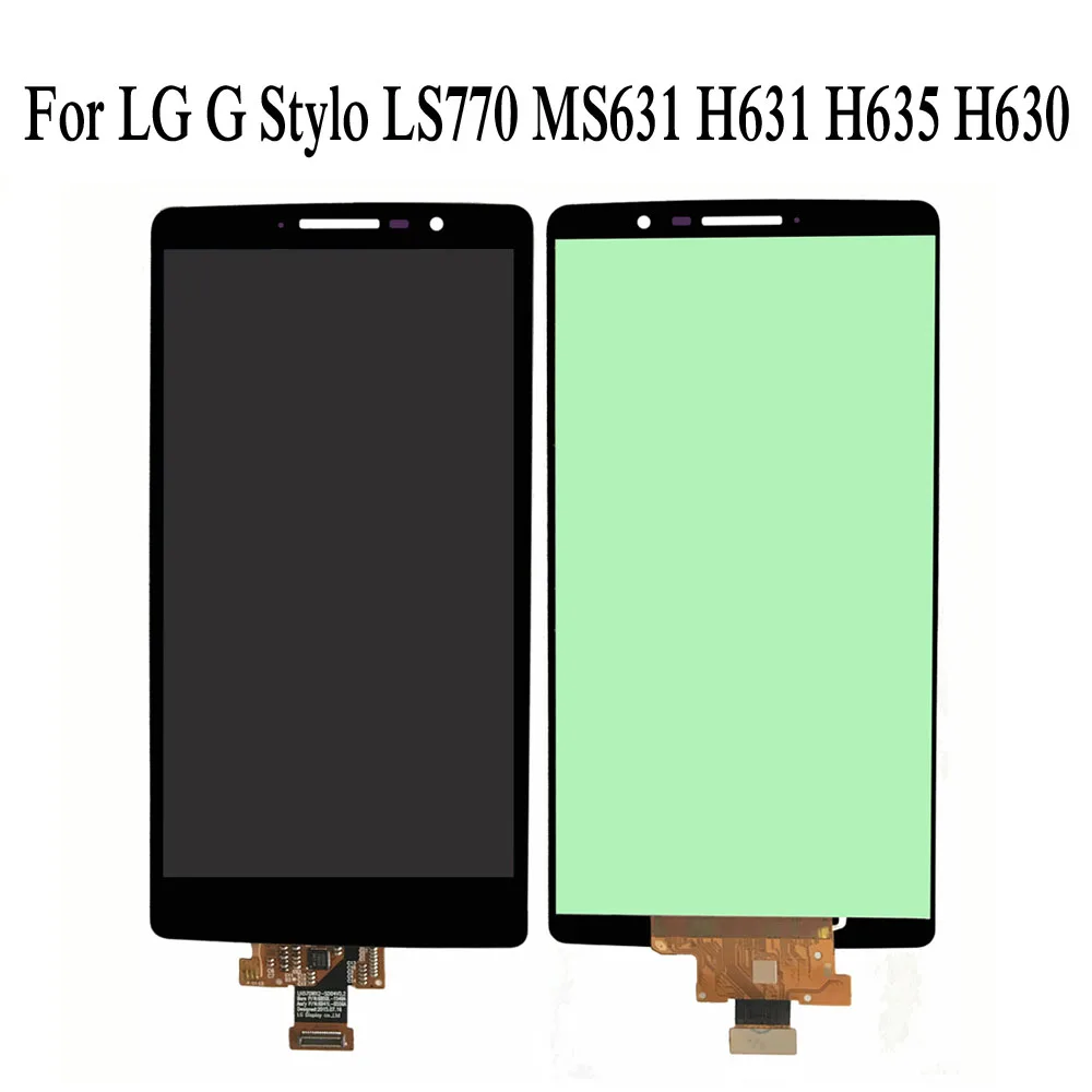 Стилус для LG G4 H635 H630 H540T H630D H635A H635C ЖК-дисплей Дисплей кодирующий преобразователь сенсорного экрана в сборе для мобильного телефона LG G Stylo LS770 MS631 H634 - Цвет: Big ic Black LCD