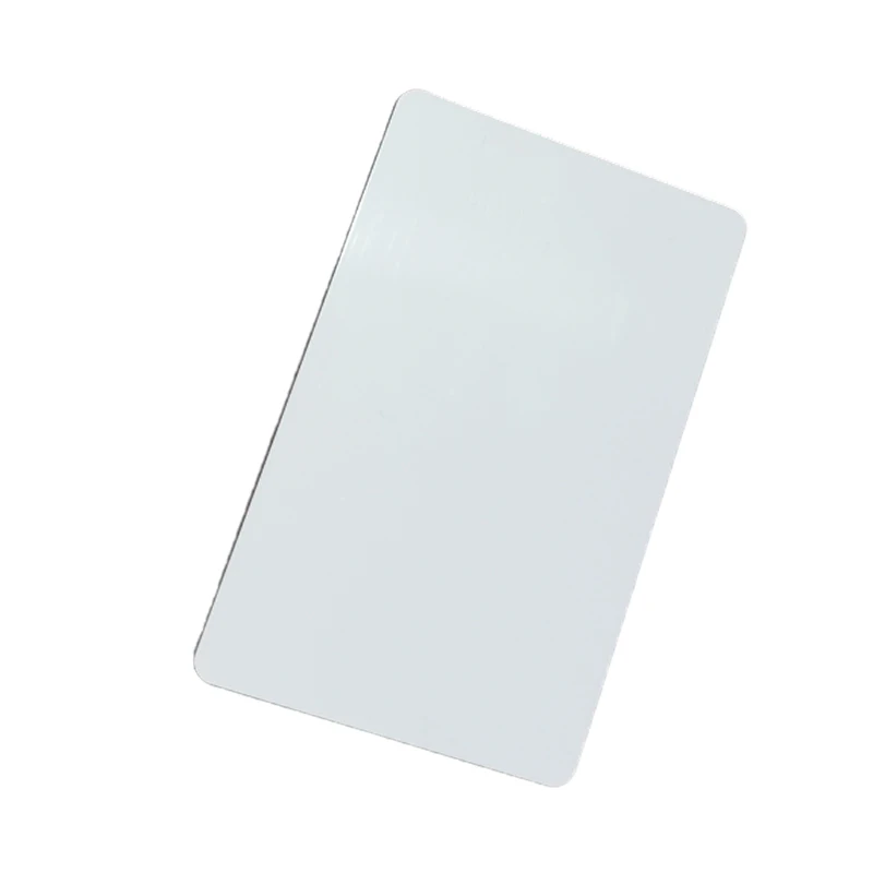 Карта контроля доступа RFID 13 56 МГц ISO14443A MF S50 чип 0 8 мм тонкий белый ПВХ