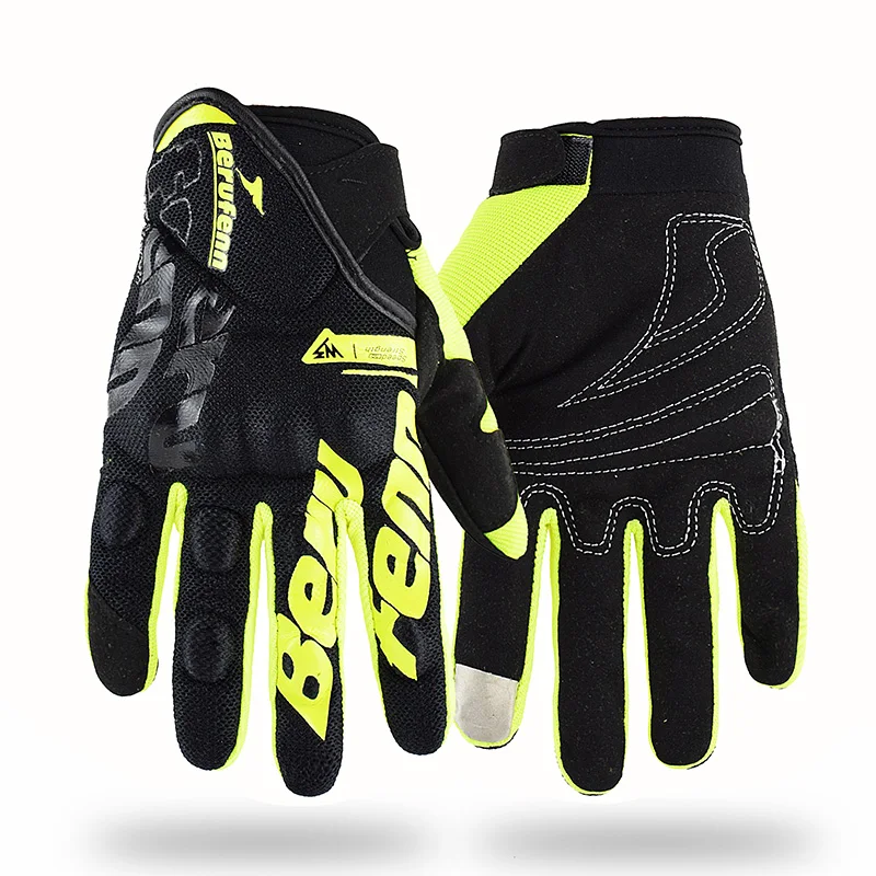 Мужские мотоциклетные перчатки Vemar дышащие с закрытыми пальцами для езды на