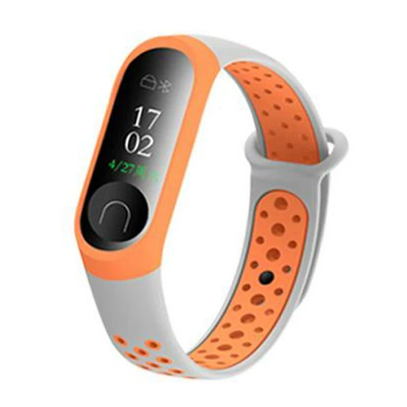 Цветной ремешок для mi band 4 сменный силиконовый аксессуары смарт-браслета xiaomi mi4 |
