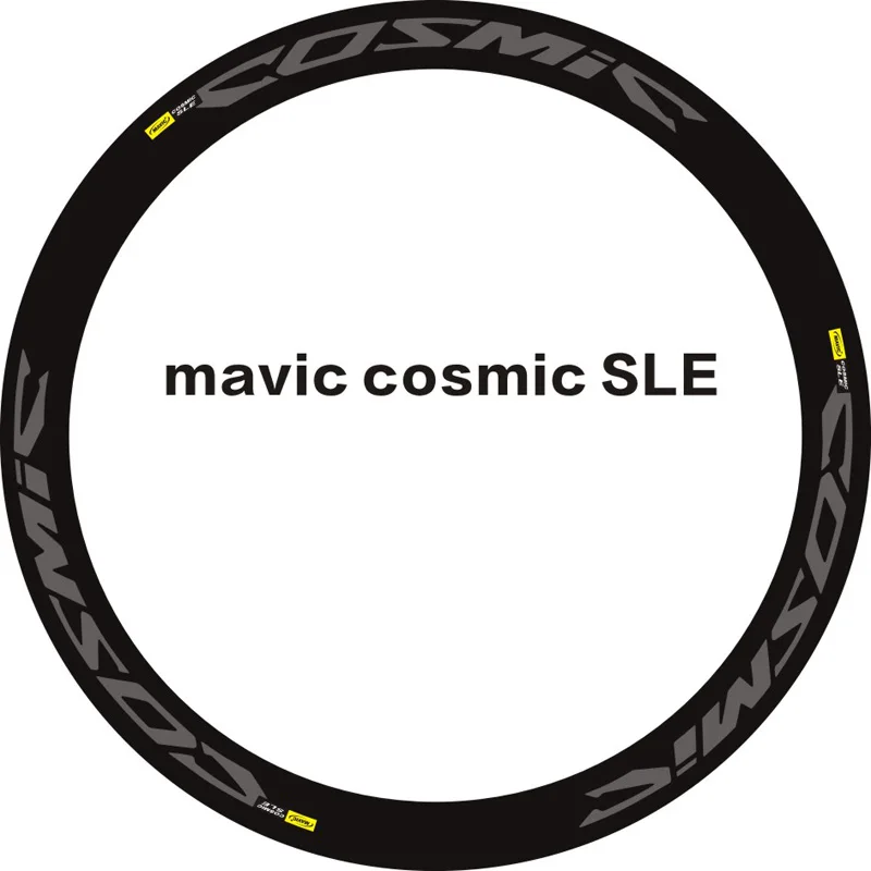 Mavic cosmic SLE дорожный велосипед Wheelset наклейки 700C Ободы велосипедных колес Обод