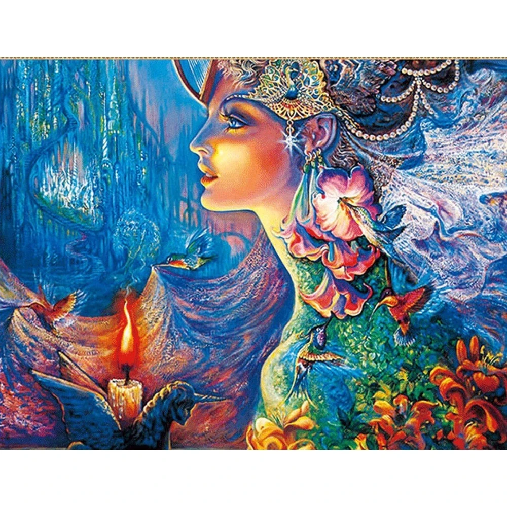 5D алмазная живопись сделай сам полноразмерная/круглая вышивка рисунок манга