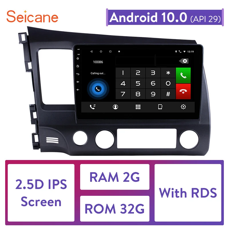 Seicane 10 1 &quot2din Android 0 Bluetooth WIFI GPS навигация четырехъядерный автомобильный