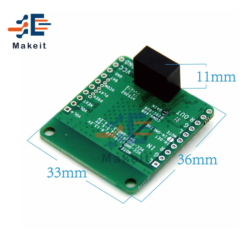 Плата приема музыки QCC3031 APTXHD аудио AUX без потерь Hifi Bluetooth 5 0 плата звука TPA6132A2