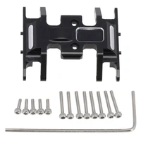 1pc aluminum alloy middle gearbox chassis base spare parts with screws tool for axial scx24 90081 124 rc car