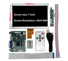 7-дюймовый экран 1024*600, ЖК-дисплей, TFT-монитор, плата управления с драйвером, HDMI-совместимость, VGA AV для Lattepanda,Raspberry Pi Banana Pi