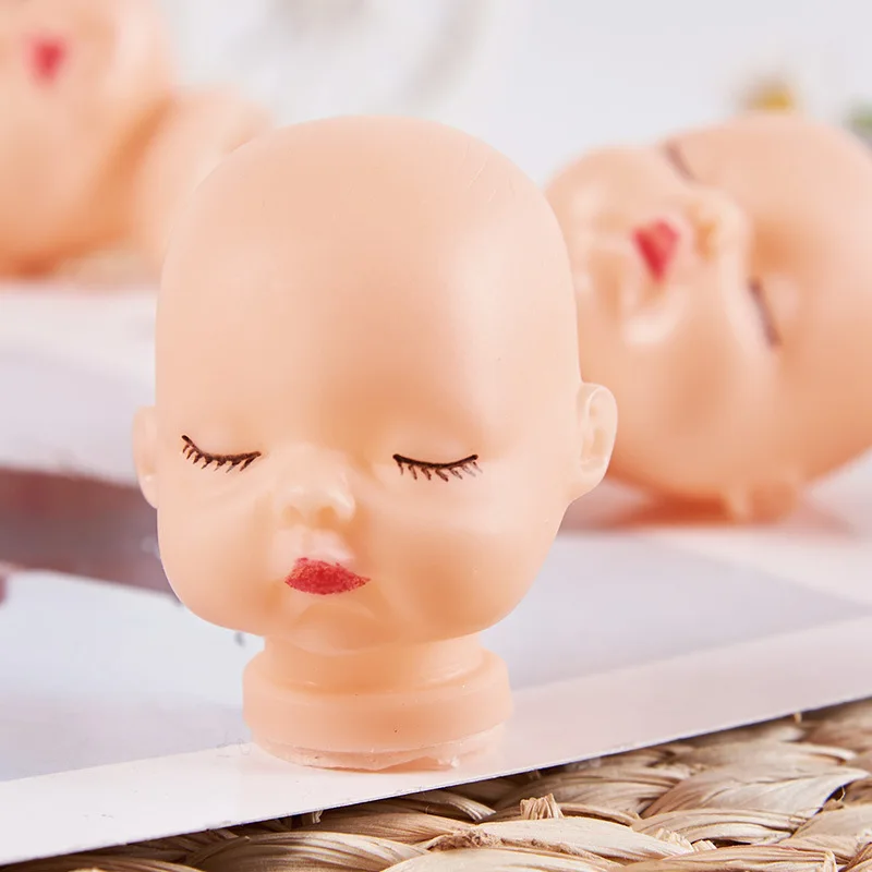 100 шт. в партии Diy Милая Труба Спящая кукла детская головка для брелка подвесная