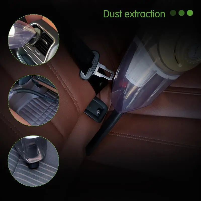 

New 4 In 1 Multi-Function Wet Dry Car Vacuum Cleaner Portable 12V 120W 150PSI Car Air Compressor Tire Inflator With LED Light