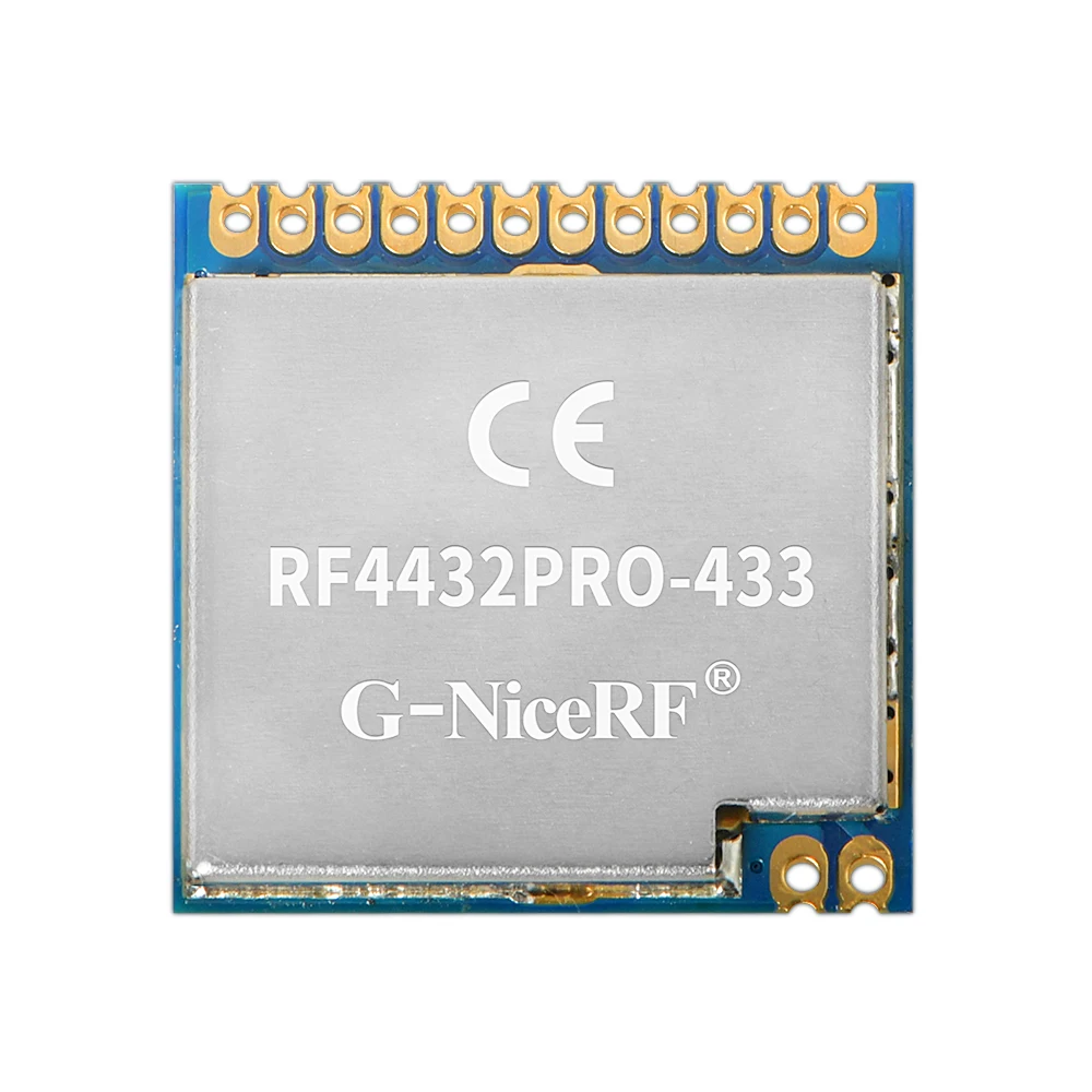50 шт. NiceRF100mW 20dBm FSK RF4432PRO + пружинной антенной работающей на частоте 433 МГц Si4432 CE