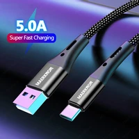 5a usb type c cable fast charging wire for samsung s20 s10 xiaomi mi 10 huawei mate40 pro mobile phone usb c type c charger cord