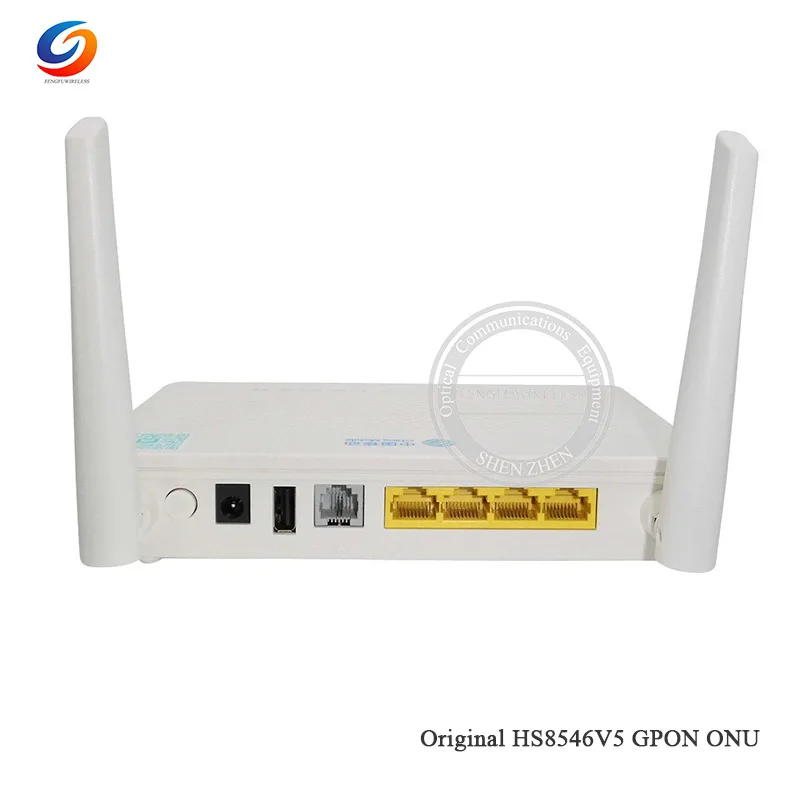 Бесплатная доставка Набор из 10 шт. Chespest б/у HS8546V5 HS8145V GPON ONU ONT 4GE + 1TEL 2USB 2 4G & 5G
