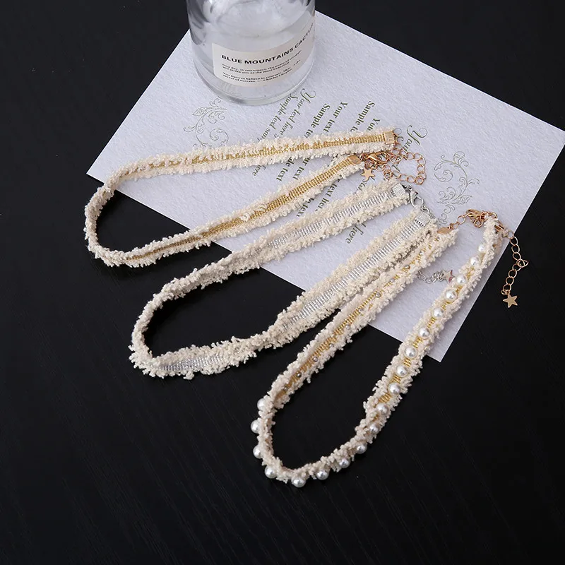 1 шт. винтажное двухстороннее пушистое кружевное ожерелье-воротник из пурпурного