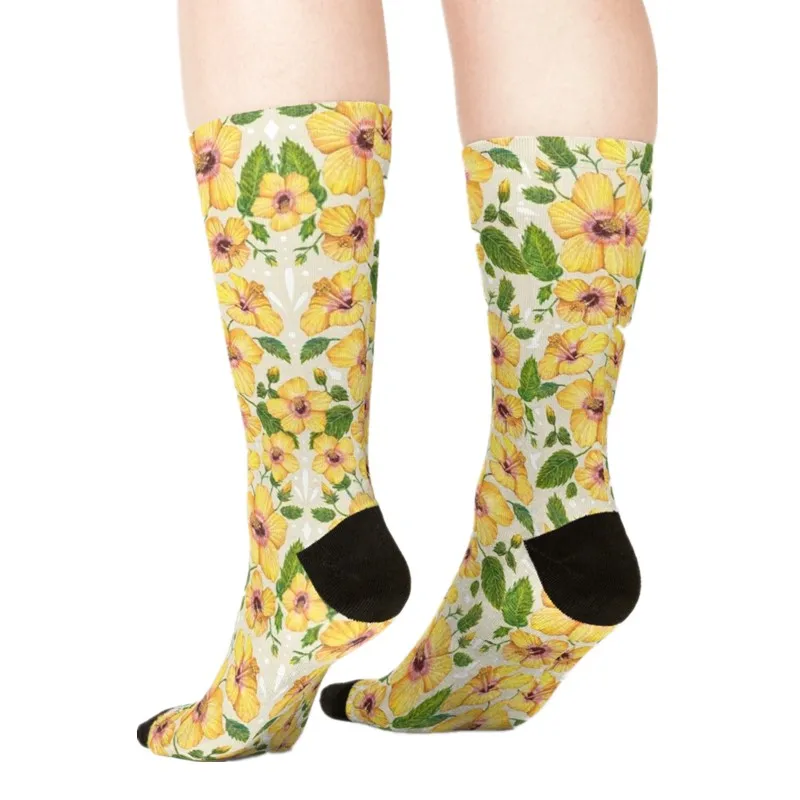 

Women's socks kawaii Retro Trick or Treat Printed Socks Woman harajuku Happy Funny Novelty cute girl gift Socks for women