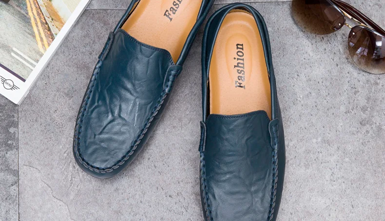 Мужские лоферы; кожаная мужская повседневная обувь; zapatos de hombre mocasines; слипоны; цвет белый, черный; сезон весна-осень; buty meskie; большие размеры 46, 47