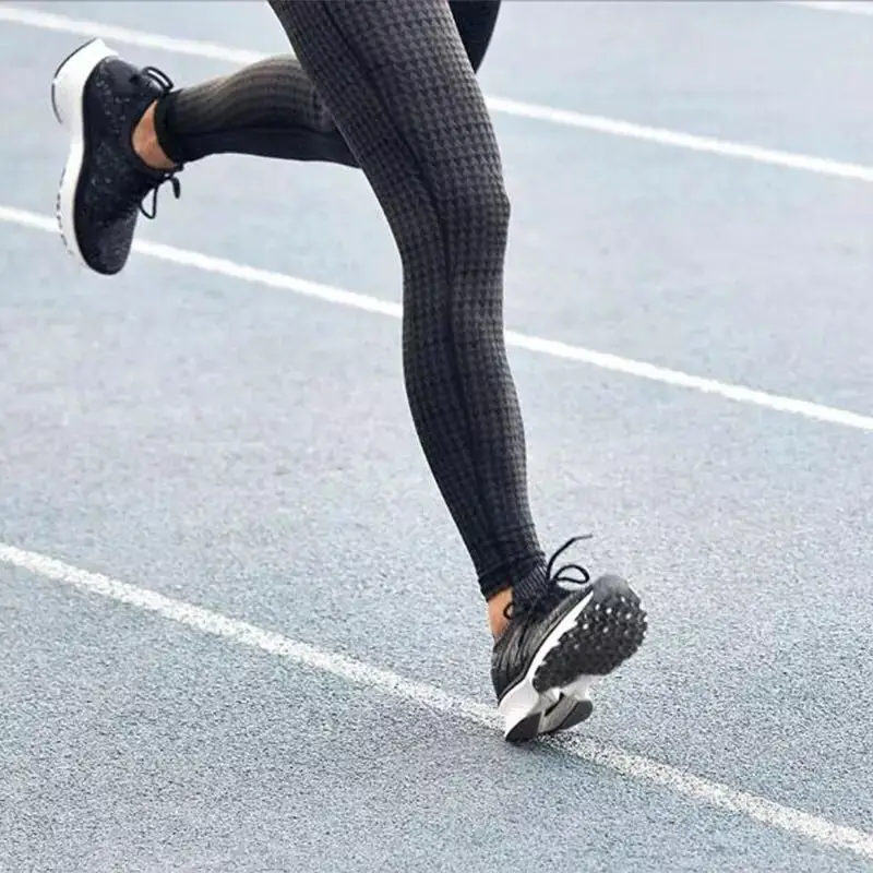 SALUDAS Original Sneakers 3 Men Runing Shoes Fishbone Lock System Elastic Knitting Sports Tennis Shoes Non-Slip Casual Shoe