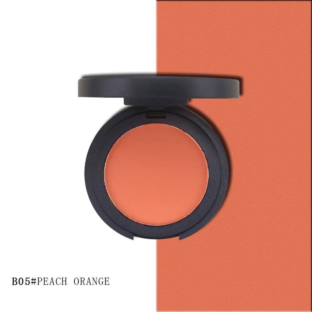 Косметический глазурованный румяна гладкий тупой светильник натуральный яркий