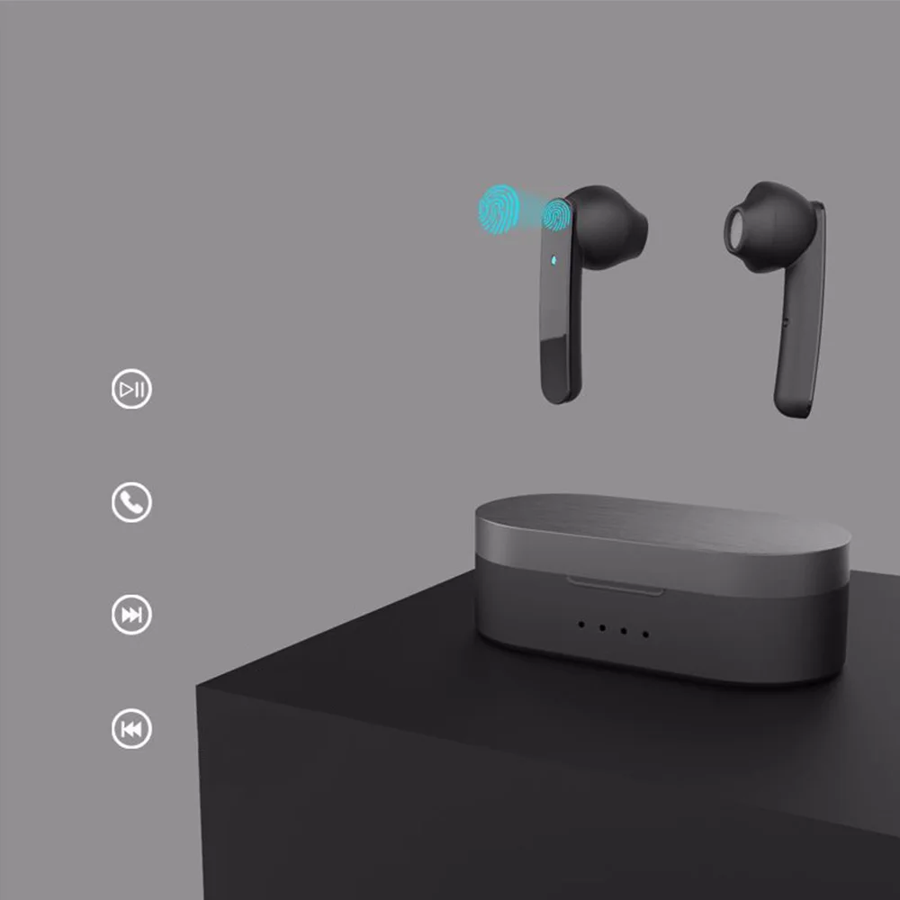 TWS наушники Bluetooth Настоящие Беспроводные стереонаушники Наушники вкладыши для