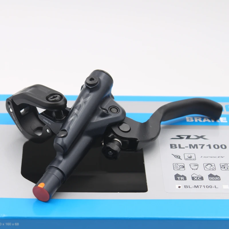 Рычаг гидравлического тормоза SHIMANO SLX BL-M7100 и зажим BR-M7100 с колодками J04C BR-M7120 N04C