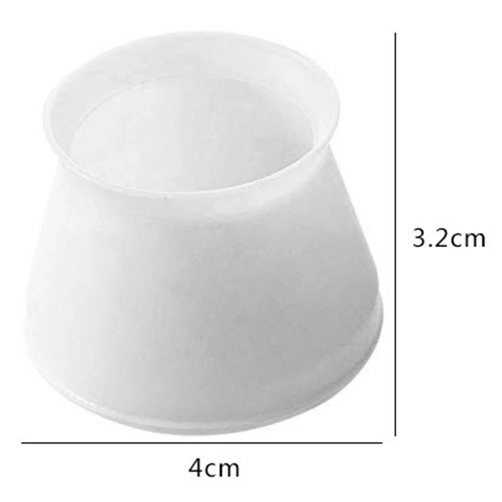

4pcs Silicone Non-slip Chair Table Leg Mat Cover Protector Chair Foot Protection Bottom Cover Silent Pads Universal