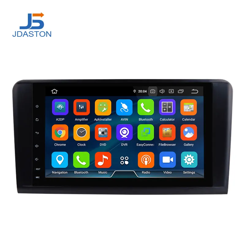 Автомобильный мультимедийный плеер JDASTON 2 Din 9 дюймов Android 10 для Mercedes Benz GL ML CLASS W164 X164