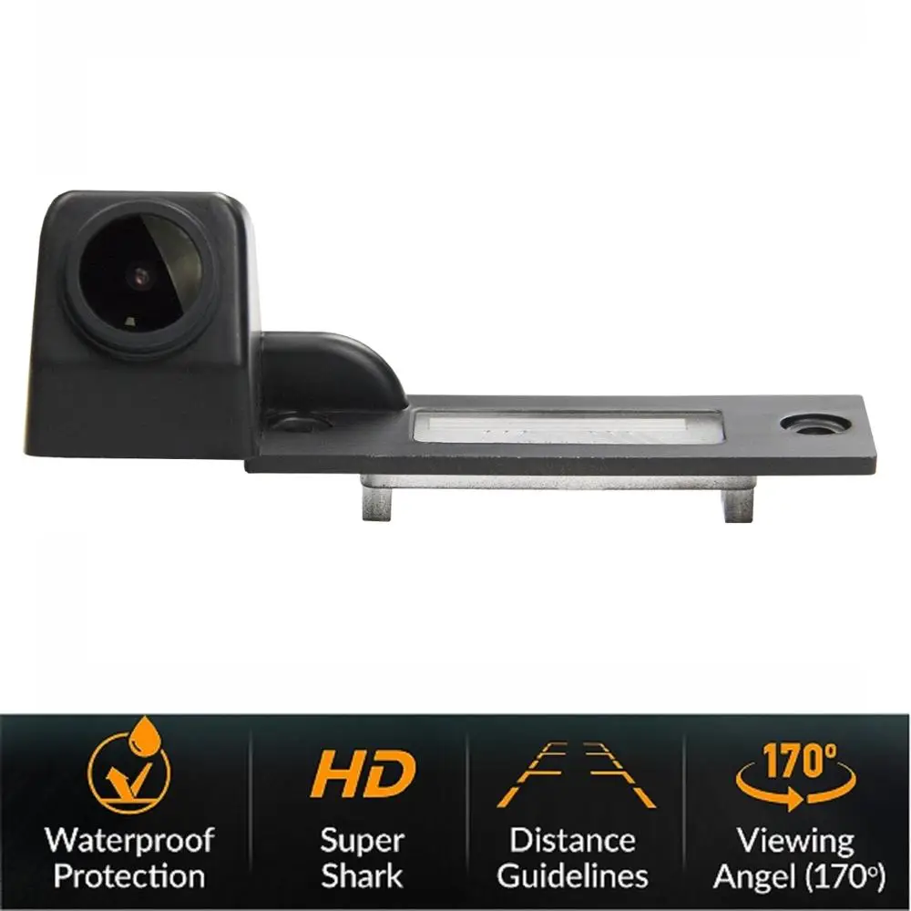 

HD 1280x720p Reversing Backup Camera Rearview Camera for Transporter T5 T6 Multivan Caddy Jetta Passat B5 SKODA Superb