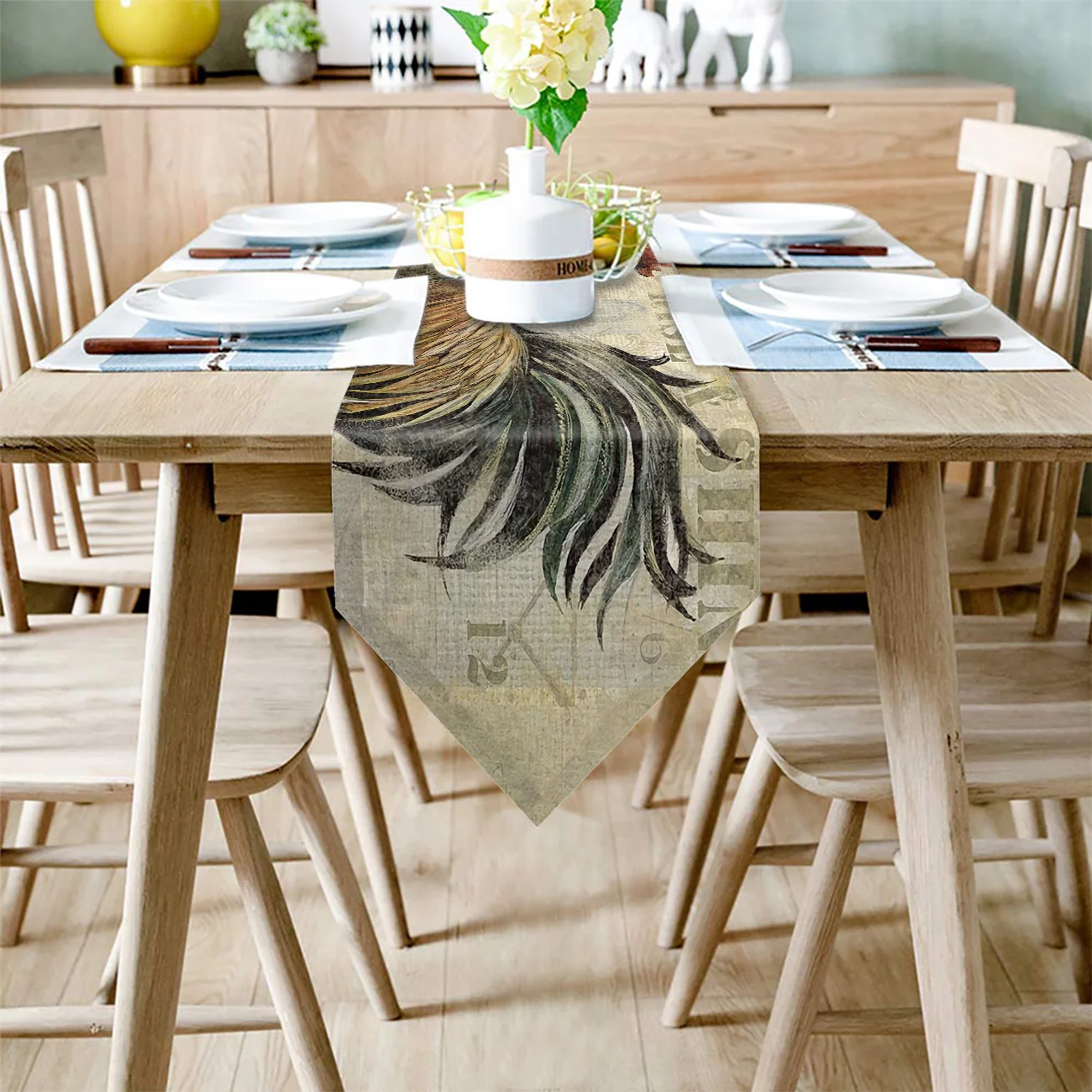 Скатерть в стиле ретро с изображением роз | Дом и сад