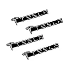 4 шт.компл. автомобильные 3D Алюминиевые наклейки с эмблемой для украшения аудио для Tesla model 3 model X model s model Y автомобильные аксессуары для интерьера